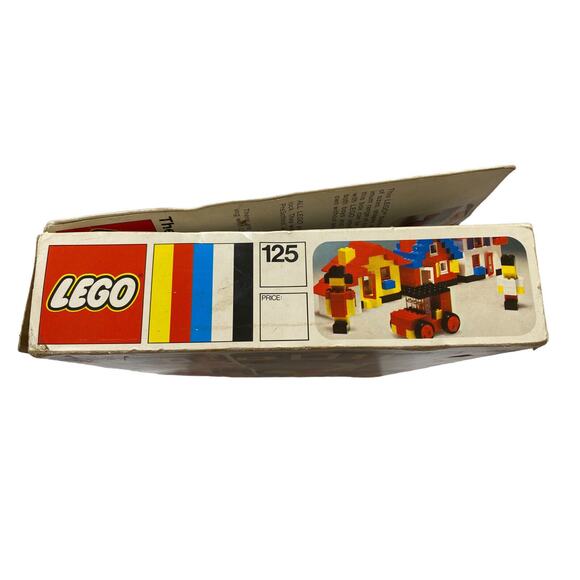 Vintage LEGO Box March 1974 *BOX ONLY No Bricks* Movie TV Prop Compartment - Picture 9 of 12